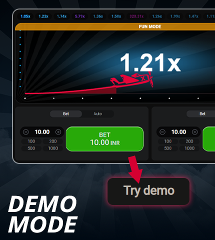 Demo mode in Aviator game for Indians